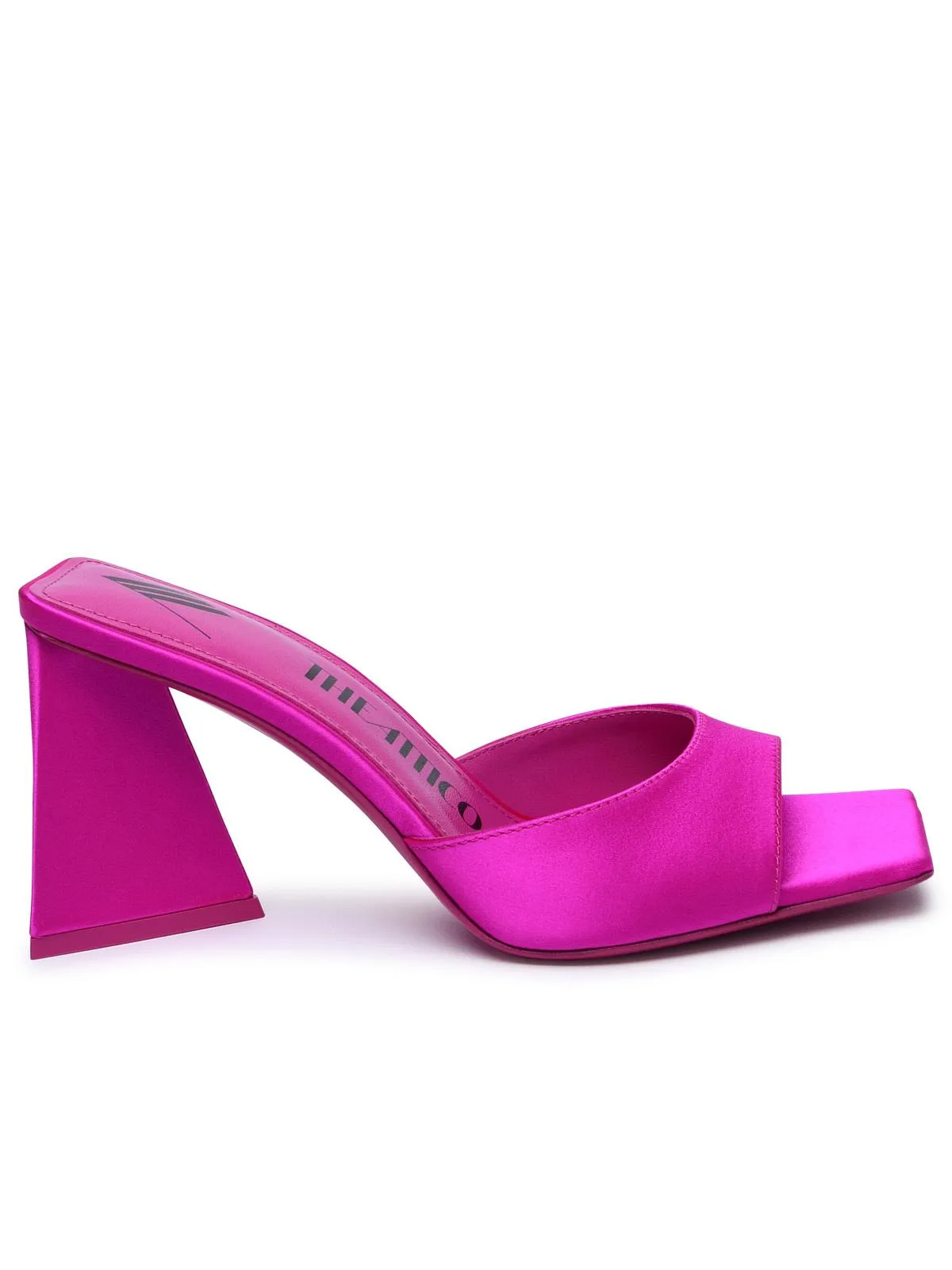 The Attico    Attico 'Devon 8' Fuchsia Satin Sandals