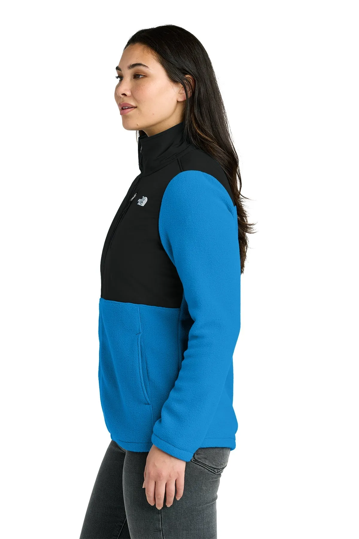 The North Face Womens Highest Peak Full-Zip Fleece Custom Jackets, Hero Blue