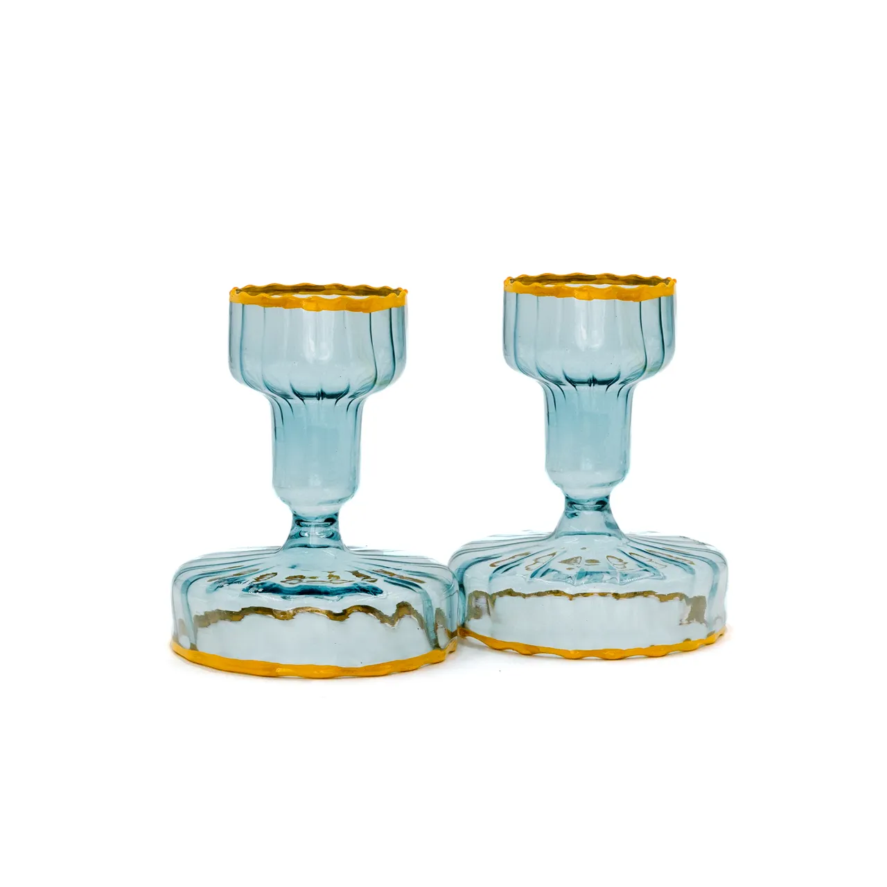 The Short Candlestick - Kumquat Candy / Glass