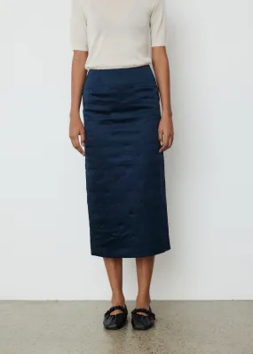 Toteme -  Satin Cushion Dinner Skirt - Skirt