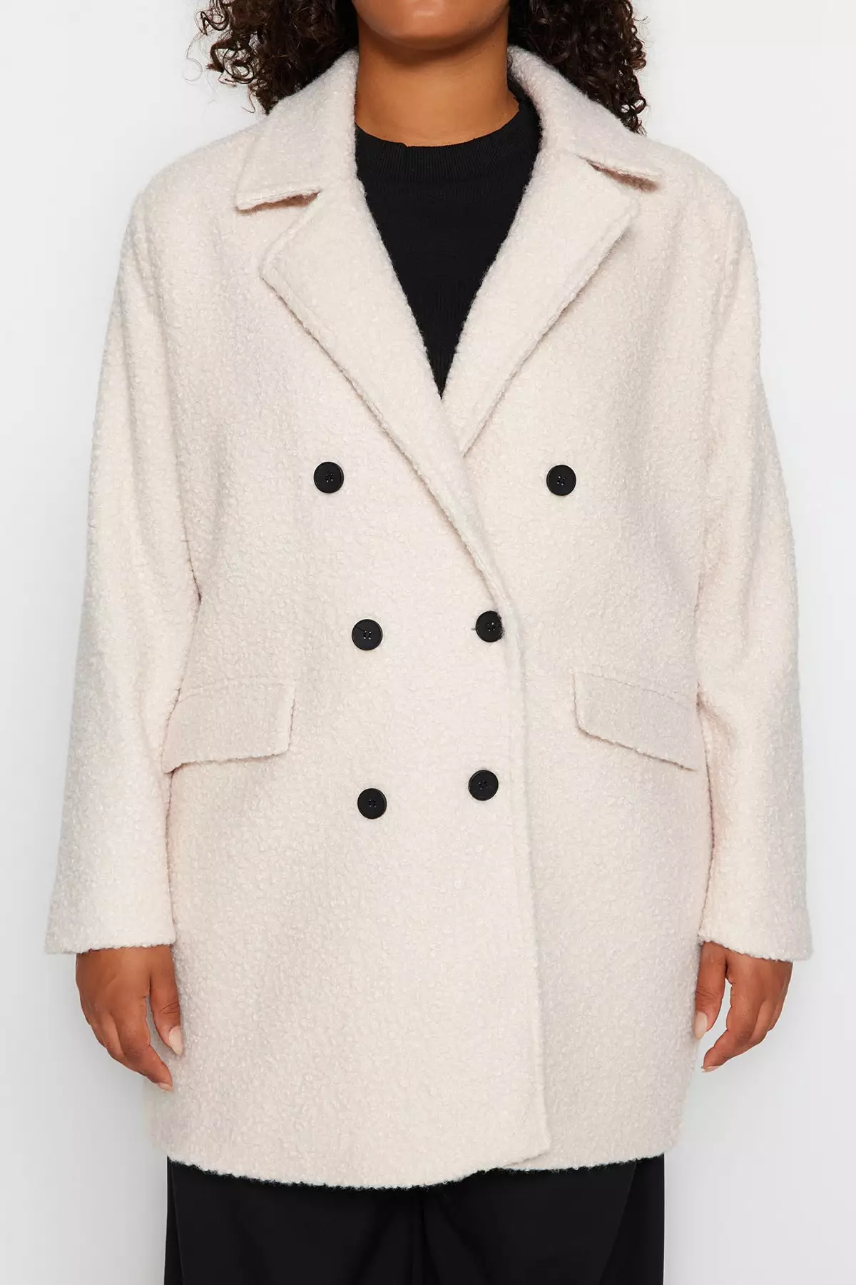 Trendyol Plus Size Wide Fit Coat