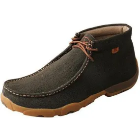 Twisted X Men's Chukka Driving Moc-Rubberized Brown