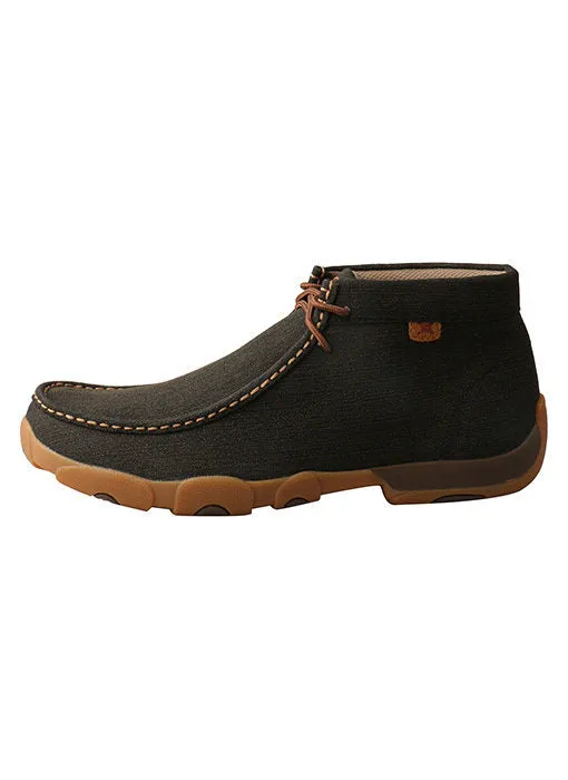 Twisted X Men's Chukka Driving Moc-Rubberized Brown