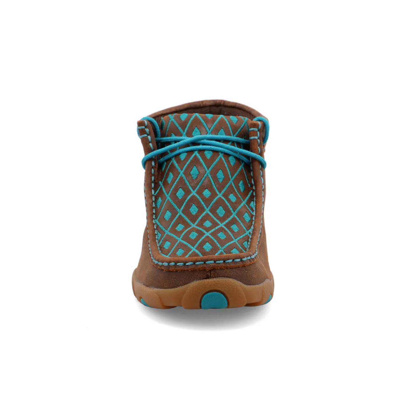 Twisted X Women's Brown and Turquoise Chukka Driving Moc