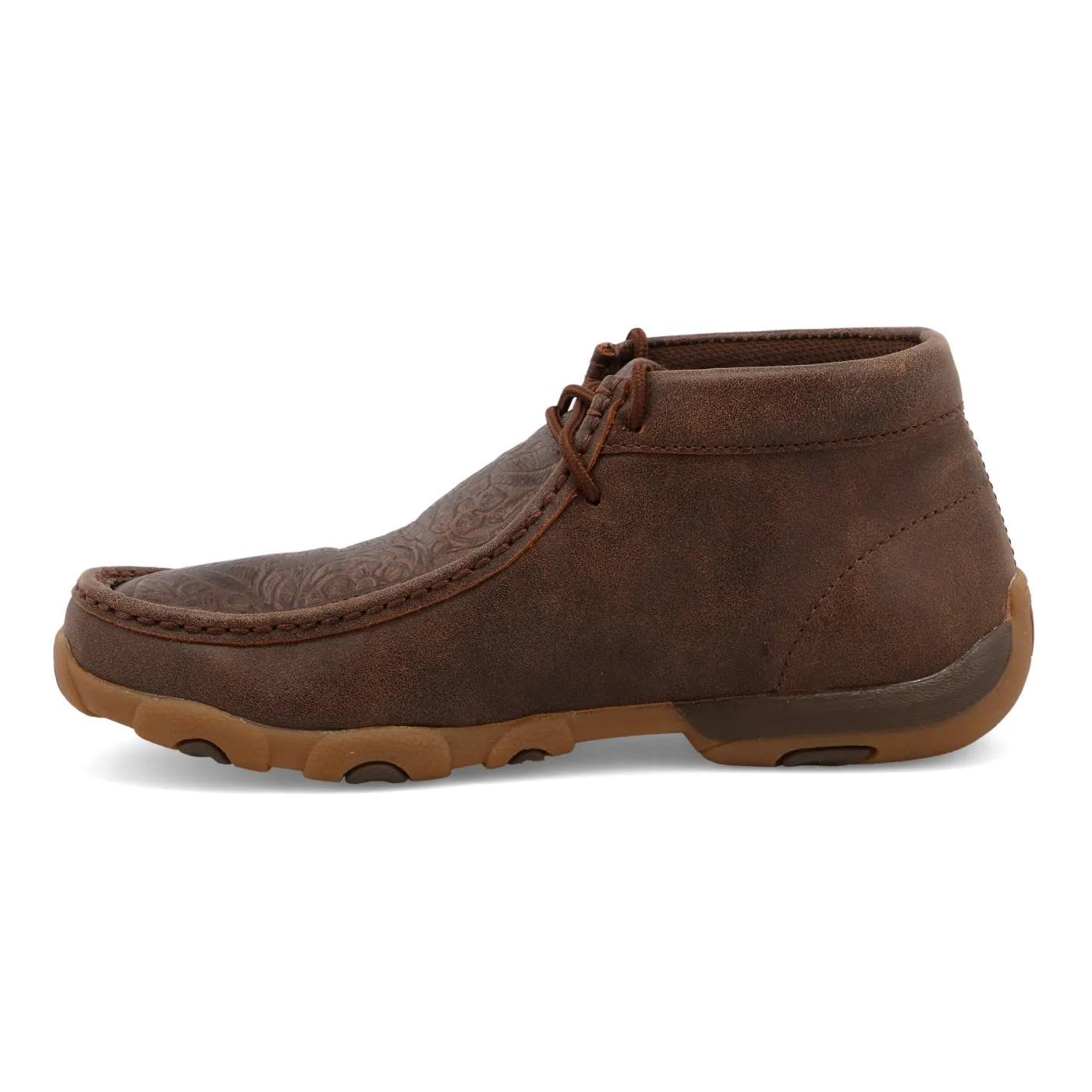 Twisted X Women's Brown Embossed Chukka Driving Moc