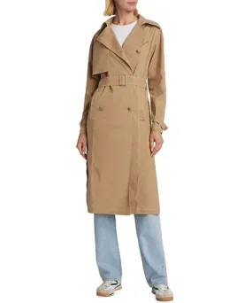 TWP Last Night Trench Coat In Camel