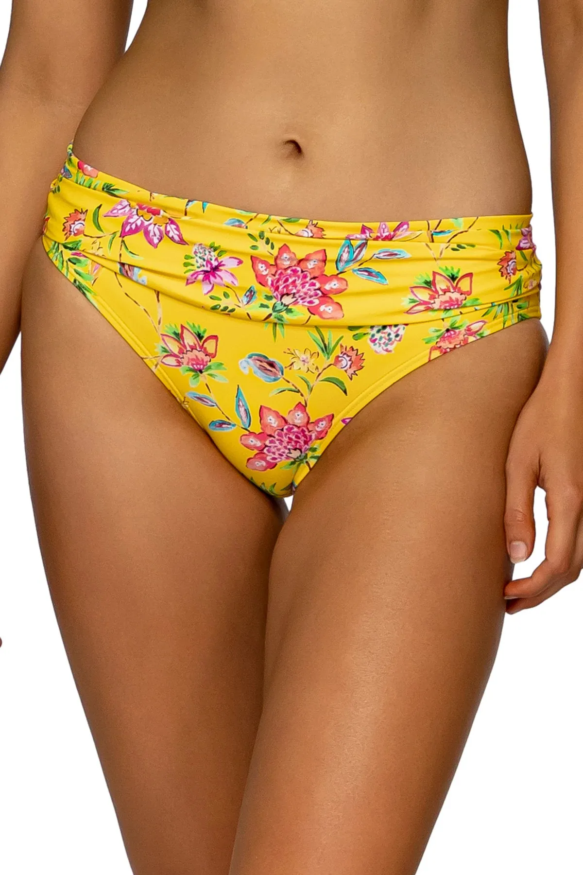 Unforgettable Banded Hipster Bikini Bottom