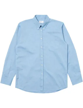 Universal Works Daybrook Shirt Blue Organic Oxford