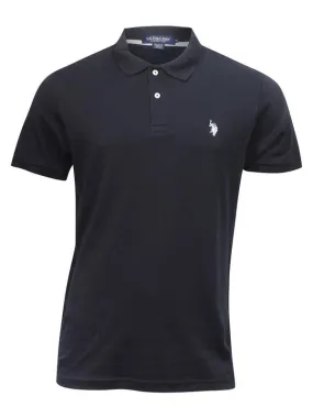 U.S. Polo Association Men's Interlock Polo Shirt Short Sleeve