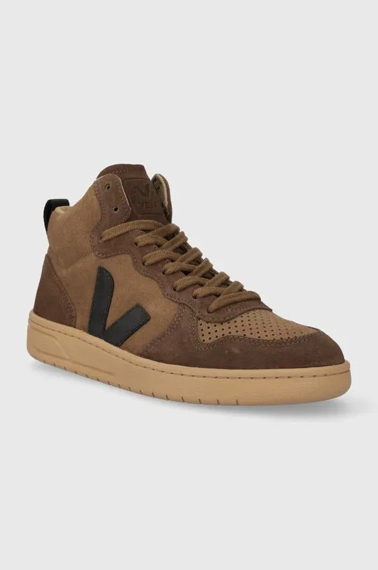 Veja sneakers V-15 Suede brown color VQ0303310B