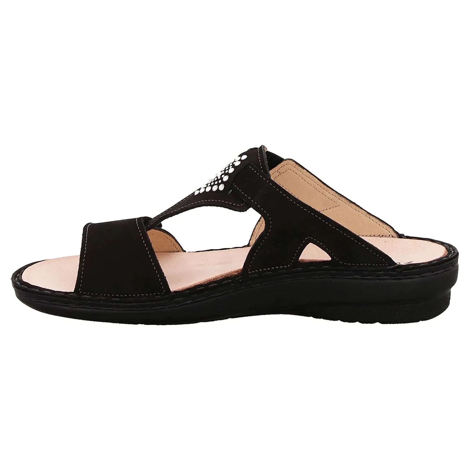 Verin Nubuck Leather Women's Slip-On Sandals