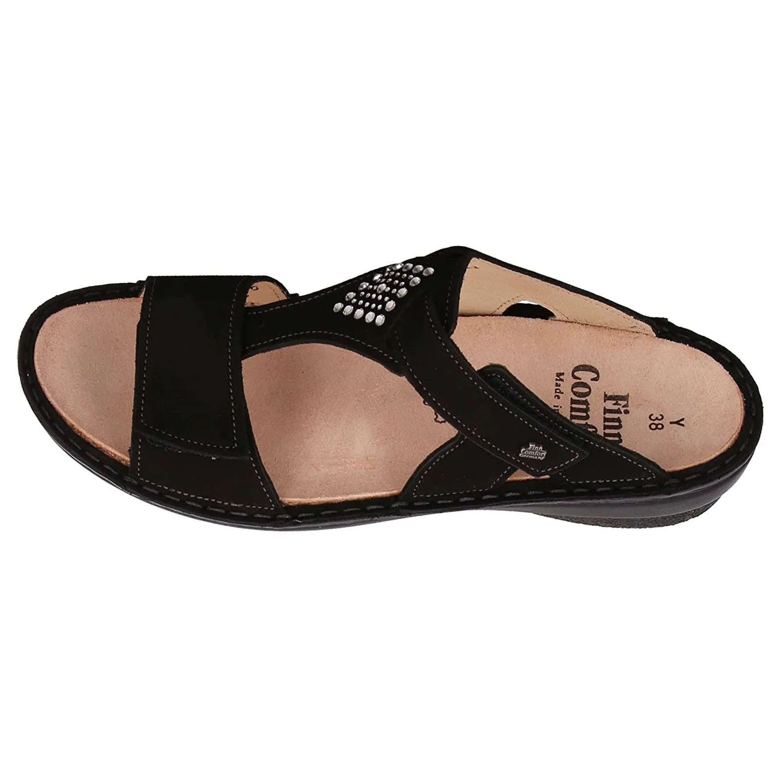 Verin Nubuck Leather Women's Slip-On Sandals