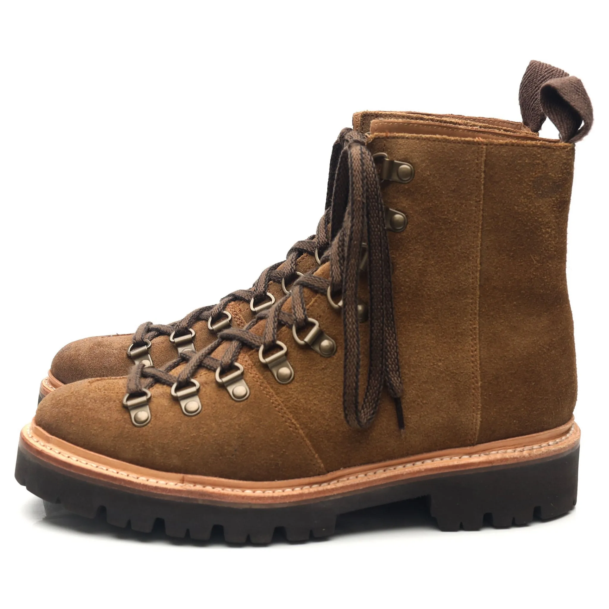 Women's 'Nanette' Brown Suede Hiker Boots UK 4.5