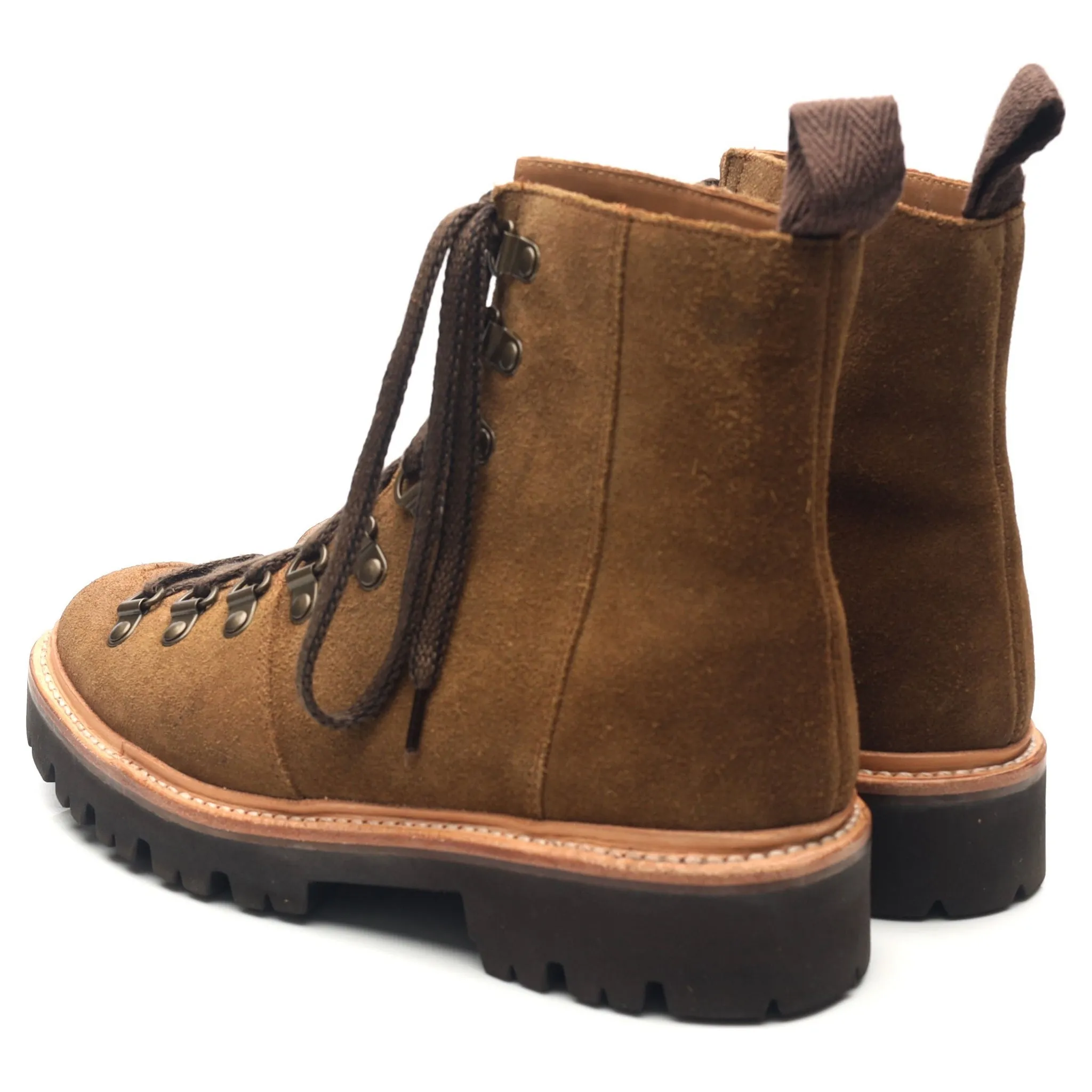 Women's 'Nanette' Brown Suede Hiker Boots UK 4.5