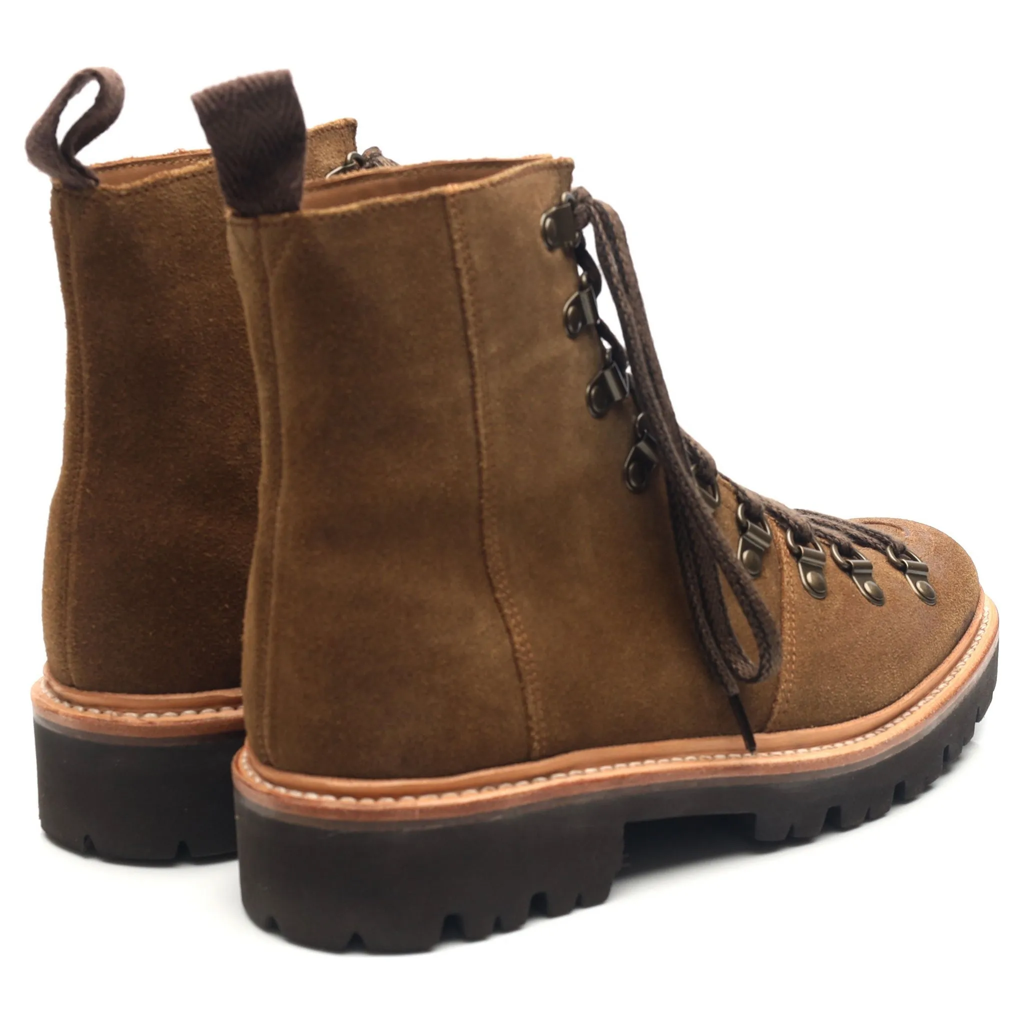 Women's 'Nanette' Brown Suede Hiker Boots UK 4.5