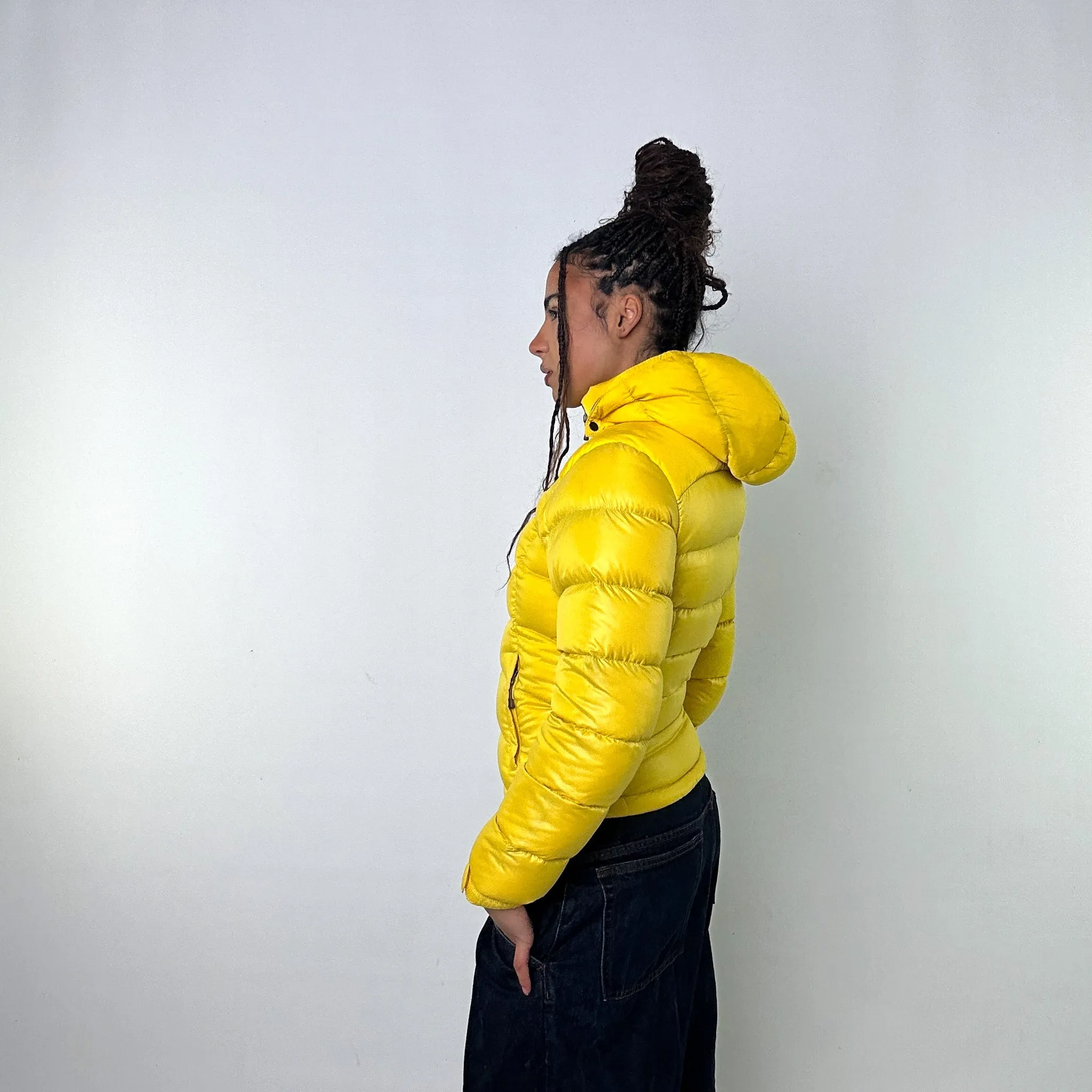 Yellow 90s The North Face 700 Series Puffer Jacket Coat (XS)