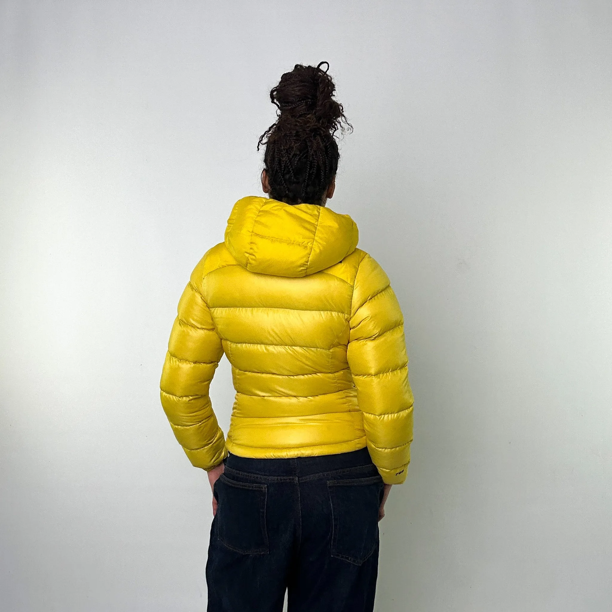 Yellow 90s The North Face 700 Series Puffer Jacket Coat (XS)