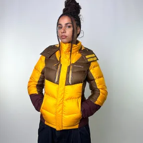 Yellow y2ks Mont Bell EX 800 Puffer Jacket Coat (S)