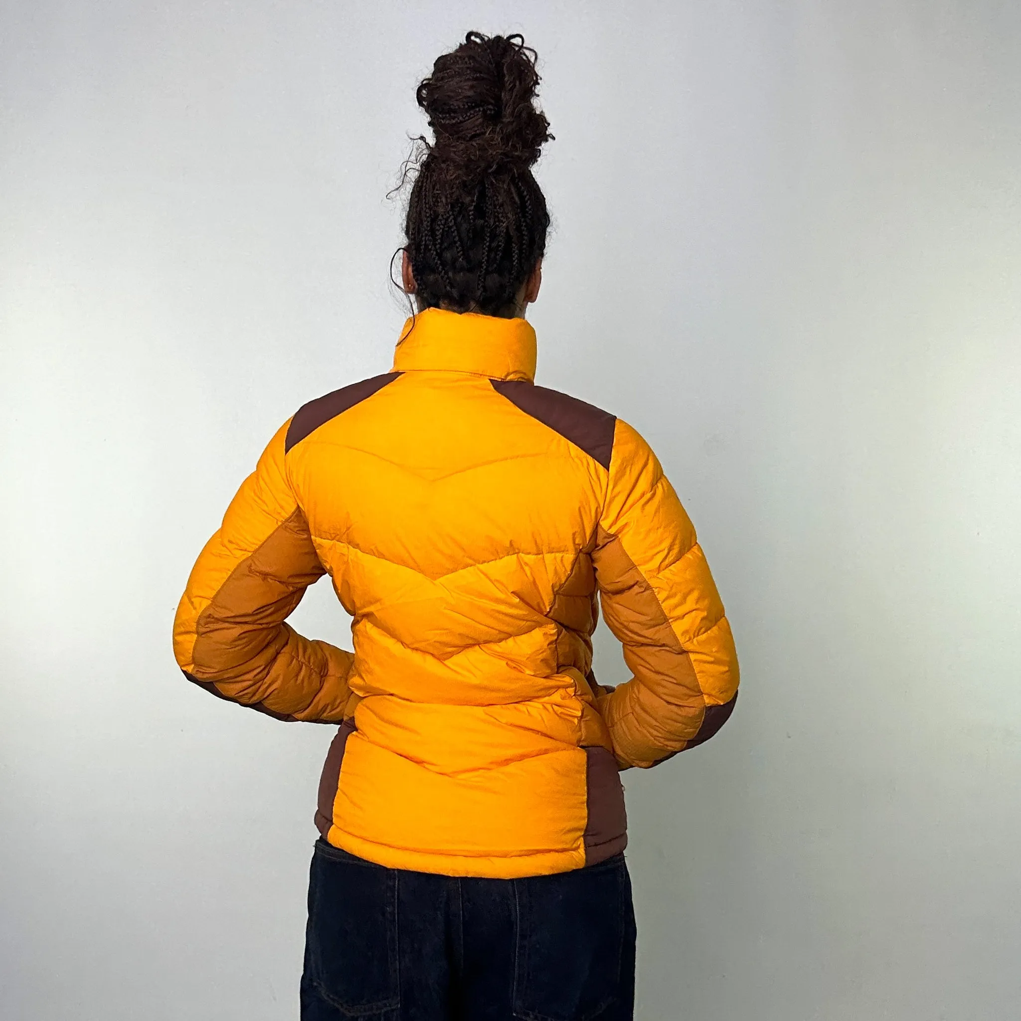 Yellow y2ks Mont Bell Puffer Jacket Coat (M)