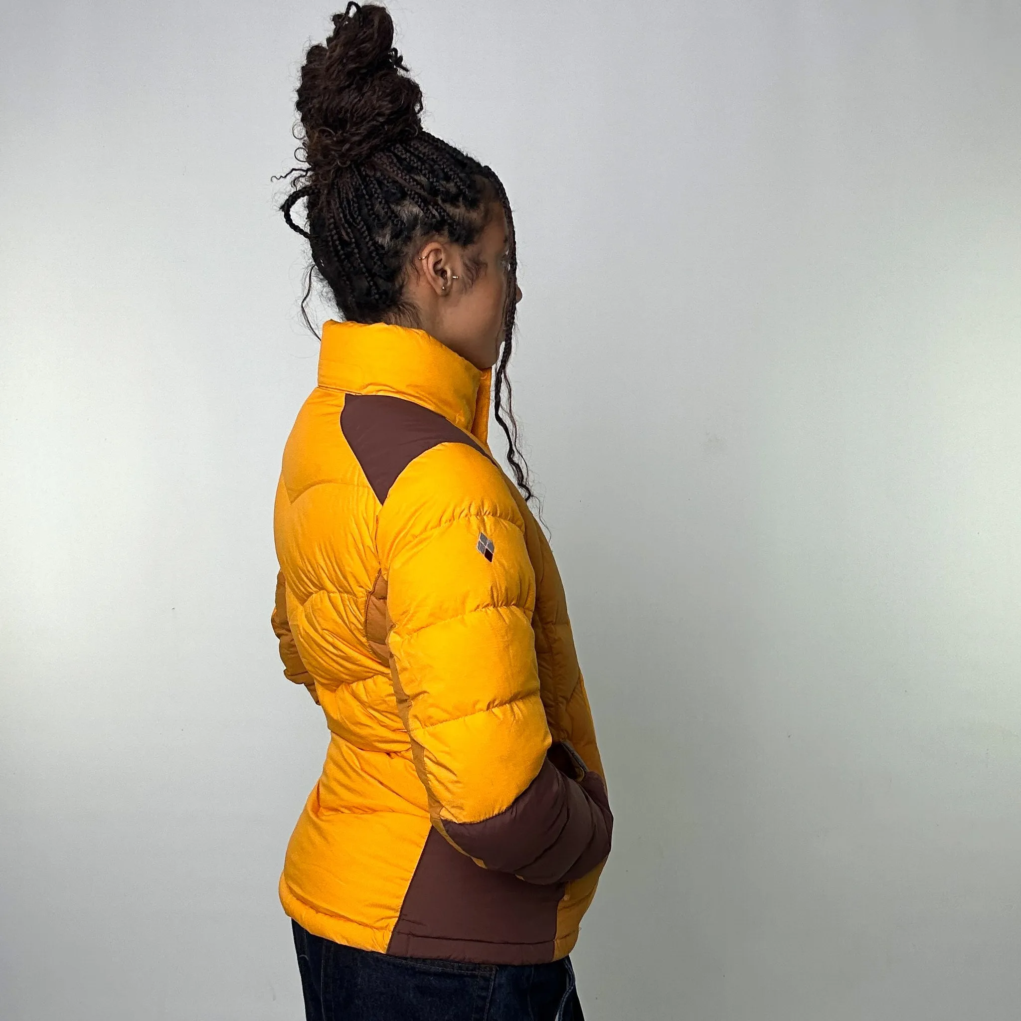 Yellow y2ks Mont Bell Puffer Jacket Coat (M)