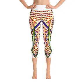 Yoga Capri Leggings Plants Underwater